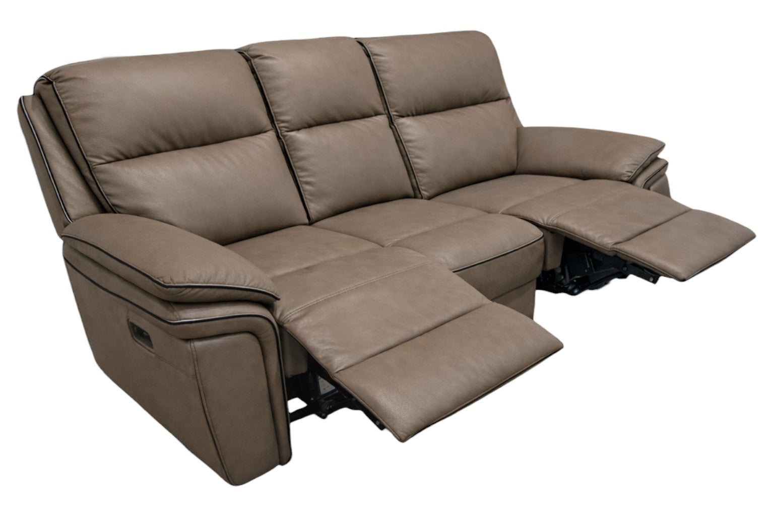 Montana Brown 3 Seater Recliner Sofa
