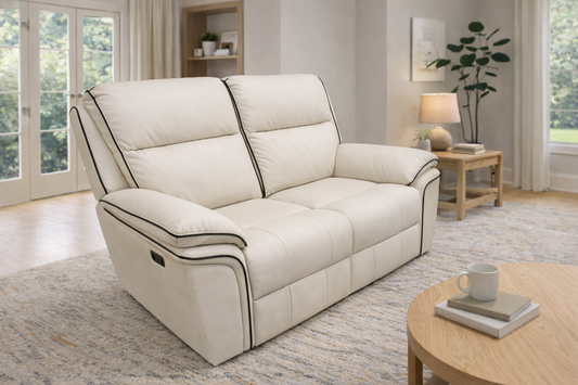 Montana Ivory 2 Seater Recliner Sofa