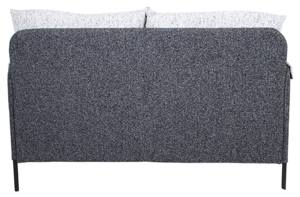 Roma Grey and Cream Mix 2 Seater Sofa