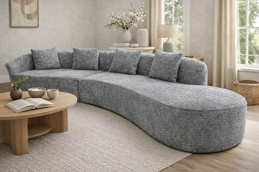 Siena 08 Grey 5 Seater Sofa