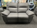 Montana 2 Seater manual  Recliner sofa (Grey)