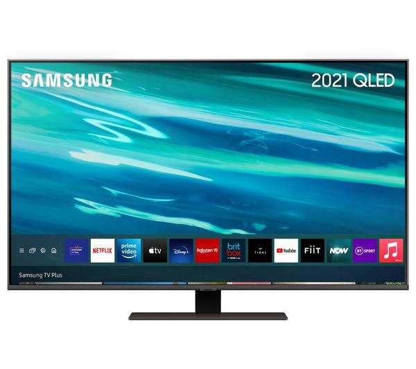 SAMSUNG QE50Q80AATXXU 50" Smart 4K Ultra HD HDR QLED TV with Bixby, Alexa & Google Assistant