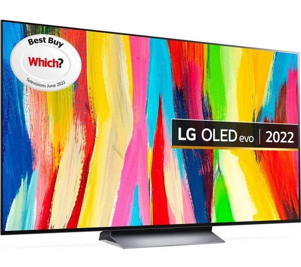 LG OLED55C24LA 55" Smart 4K Ultra HD HDR OLED TV with Google Assistant & Amazon Alexa