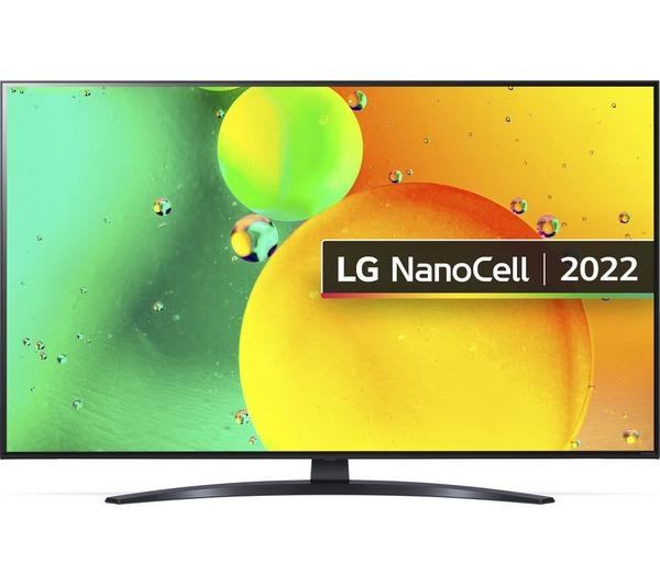 LG 43NANO766QA 43" Smart 4K Ultra HD HDR LED TV with Google Assistant & Amazon Alexa