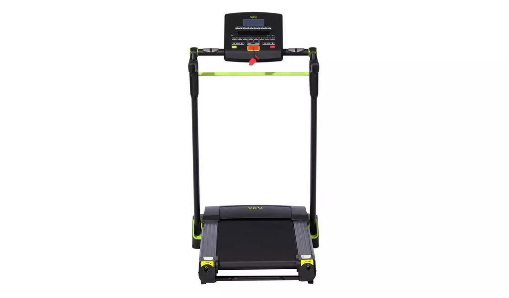 Opti Easy Fold Treadmill With Incline and Bluetooth