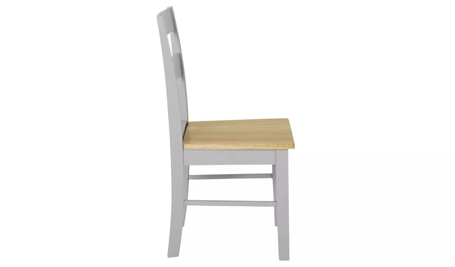 Habitat Chicago Pair of Dining Chairs - Grey & Oak