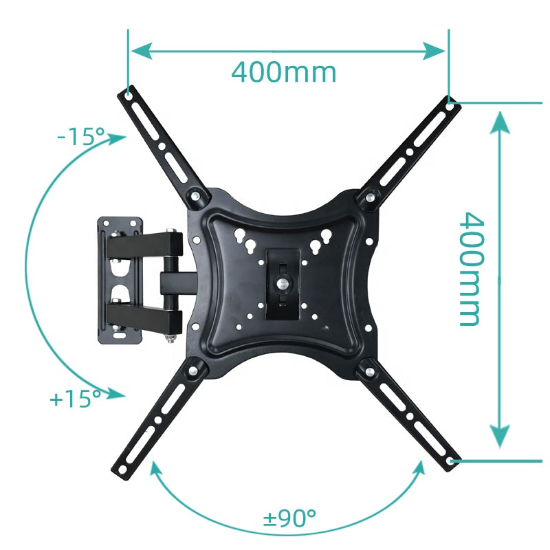Swevil TV Wall Brackets Suitable For 14-55 INCHES TVs, VESA 200X200mm to 400x400mm Weight Capacity-50kg