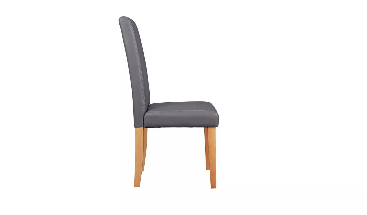 Home Pair of Midback Dining Chairs - Charcoal